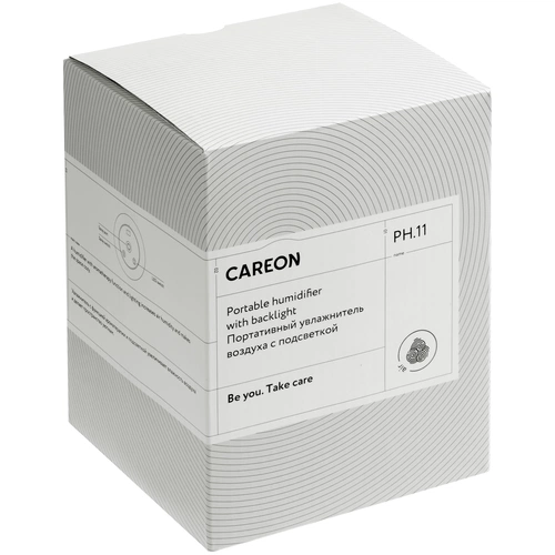 Переносной увлажнитель-ароматизатор с подсветкой PH11, белый Переносной увлажнитель-ароматизатор с подсветкой PH11, белый