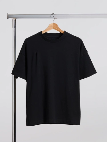 Футболка оверсайз унисекс Sinkopa, черная Футболка оверсайз унисекс Sinkopa, черная