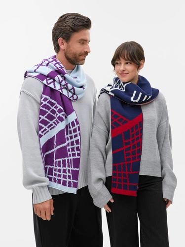 Шарф Joyful Grand Max на заказ, XL, акрил Шарф Joyful Grand Max на заказ, XL, акрил