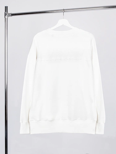 Свитшот оверсайз унисекс Vozduh, молочно-белый Свитшот оверсайз унисекс Vozduh, молочно-белый