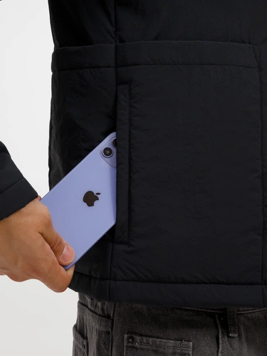 Куртка унисекс Veter, черная Куртка унисекс Veter, черная