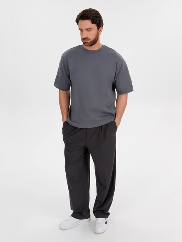 Джемпер с коротким рукавом Siluetti Volumica, серый Джемпер с коротким рукавом Siluetti Volumica, серый