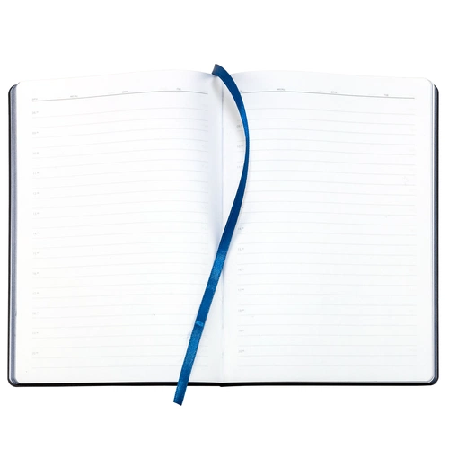 Ежедневник Bookmark, недатированный, черный с синим Ежедневник Bookmark, недатированный, черный с синим