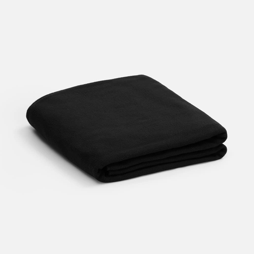 Флисовый плед Warm&Peace XL, черный Флисовый плед Warm&Peace XL, черный