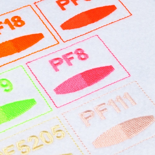 Раскладка цветов ниток для вышивки Раскладка цветов ниток для вышивки