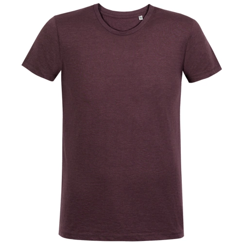 Футболка мужская Regent Fit 150, бордовый меланж Футболка мужская Regent Fit 150, бордовый меланж