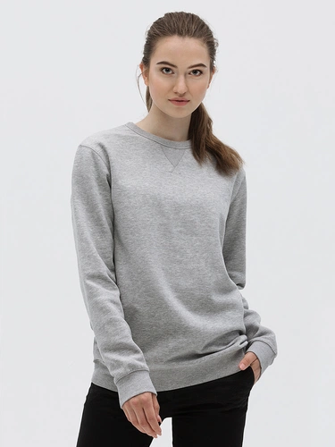 Толстовка унисекс Sully, светло-серый меланж Толстовка унисекс Sully, светло-серый меланж