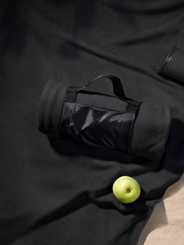 Дорожный плед Voyager 2, черный Дорожный плед Voyager 2, черный