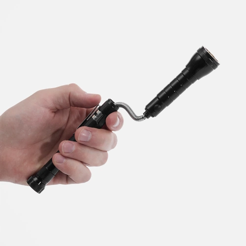 Телескопический фонарь с магнитом Flexion, ver.2, черный Телескопический фонарь с магнитом Flexion, ver.2, черный