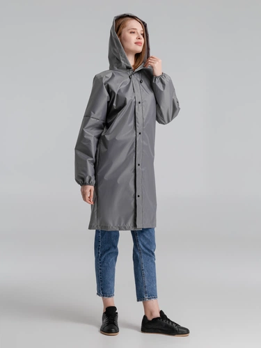 Дождевик со светоотражающими элементами Rainman Blink, серый Дождевик со светоотражающими элементами Rainman Blink, серый