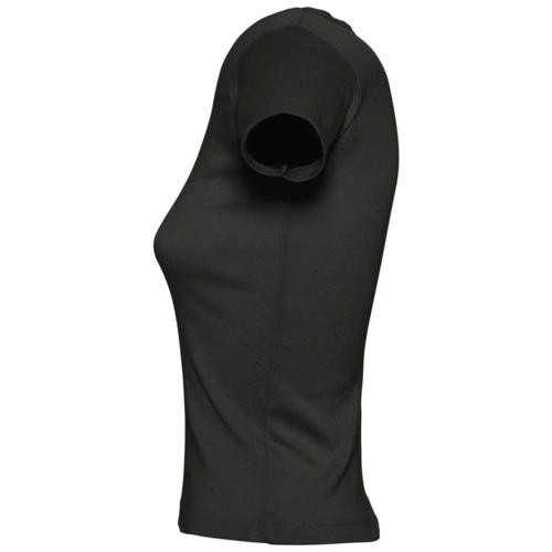 Футболка женская с круглым вырезом Lady 220 черная Футболка женская с круглым вырезом Lady 220 черная