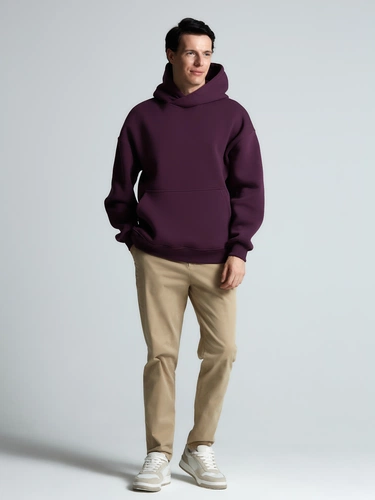 Худи Kulonga Oversize, фиолетовое Худи Kulonga Oversize, фиолетовое