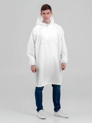 Дождевик-анорак Alatau, белый, единый размер Дождевик-анорак Alatau, белый, единый размер