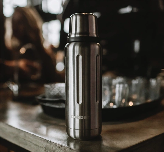 Термос Flask 470, вакуумный, стальной матовый Термос Flask 470, вакуумный, стальной матовый