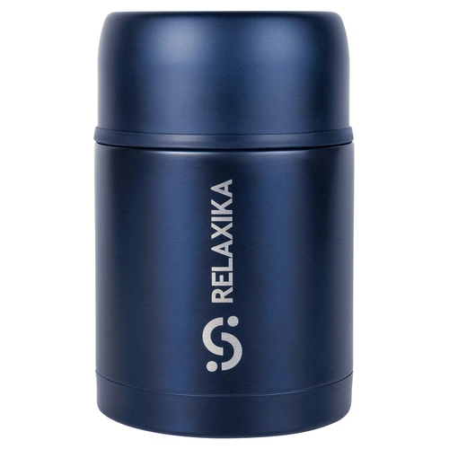 Термос для еды Relaxika 700, темно-синий Термос для еды Relaxika 700, темно-синий