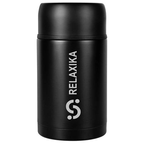 Термос для еды Relaxika 1000, черный Термос для еды Relaxika 1000, черный
