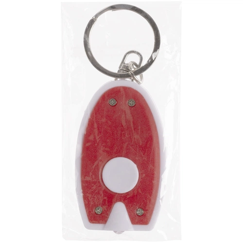 Брелок-фонарик Vivid, ver.2, красный с белым Брелок-фонарик Vivid, ver.2, красный с белым