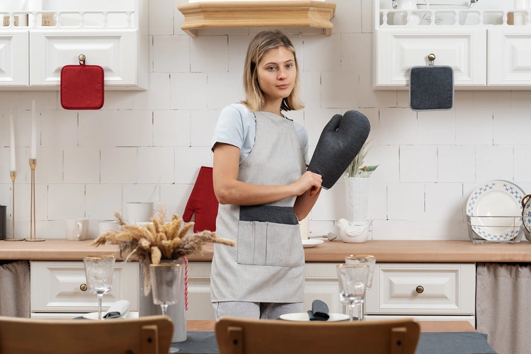 Прихватка-рукавица Settle In, темно-серая Прихватка-рукавица Settle In, темно-серая