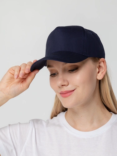 Бейсболка Promo, темно-синяя Бейсболка Promo, темно-синяя