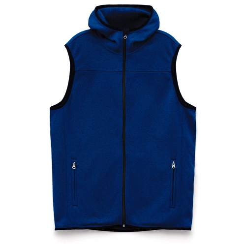 Жилет с капюшоном унисекс Gotland, синий Жилет с капюшоном унисекс Gotland, синий
