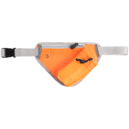 Сумка поясная с отделением для бутылки Waterun, оранжевая Сумка поясная с отделением для бутылки Waterun, оранжевая