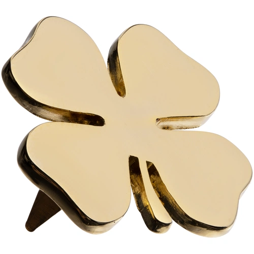 Шильдик «Счастливый клевер», золотистый Шильдик «Счастливый клевер», золотистый