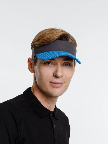 Козырек Grand Slam, темно-серый с синим Козырек Grand Slam, темно-серый с синим