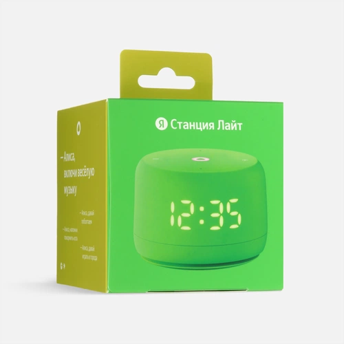 Умная колонка «Яндекс Станция Лайт 2», зеленая Умная колонка «Яндекс Станция Лайт 2», зеленая