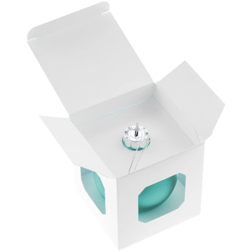 Елочный шар Finery Matt, 8 см, матовый бирюзовый Елочный шар Finery Matt, 8 см, матовый бирюзовый