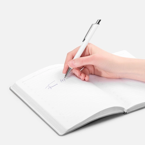 Ручка шариковая Konvent, матовая, белая Ручка шариковая Konvent, матовая, белая