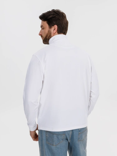 Свитшот на молнии Morfiss, белый Свитшот на молнии Morfiss, белый