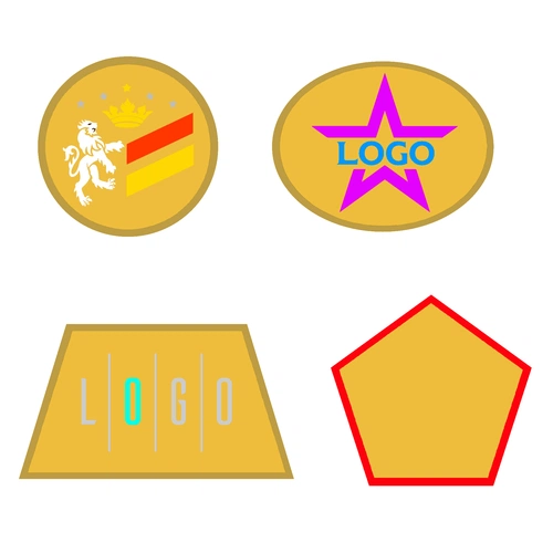 Шеврон из габардина Gabo L, желтый Шеврон из габардина Gabo L, желтый