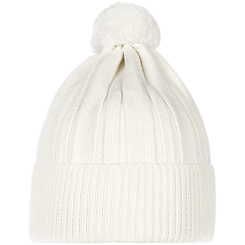 Шапка Knit Beat, белая (молочная) Шапка Knit Beat, белая (молочная)