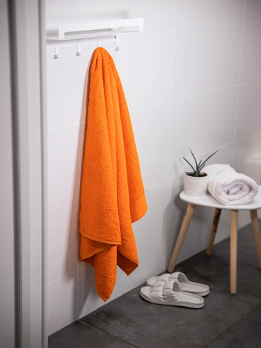 Полотенце Odelle, большое, оранжевое Полотенце Odelle, большое, оранжевое