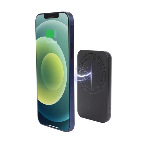 Магнитный беспроводной аккумулятор Magback 5000 мАч, черный Магнитный беспроводной аккумулятор Magback 5000 мАч, черный