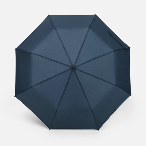 Зонт складной Smooth Move с плавным закрытием, темно-синий Зонт складной Smooth Move с плавным закрытием, темно-синий
