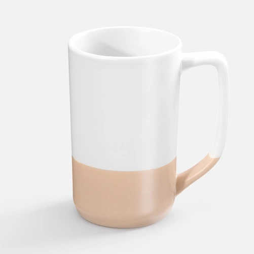 Кружка для сублимационной печати Neito, бежевая Кружка для сублимационной печати Neito, бежевая