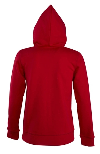 Толстовка женская на молнии с капюшоном Seven Women, красная Толстовка женская на молнии с капюшоном Seven Women, красная