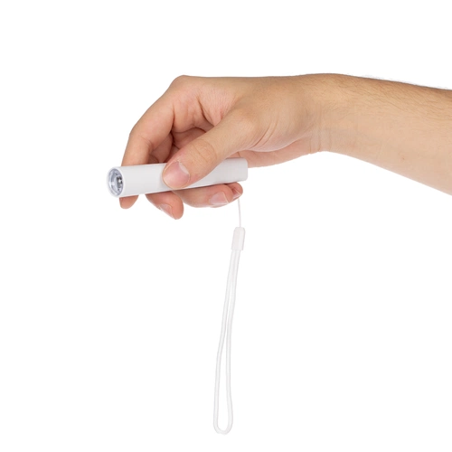 Фонарик аккумуляторный Falkirk, белый Фонарик аккумуляторный Falkirk, белый