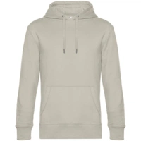 Толстовка с капюшоном унисекс King, дымчато-серая