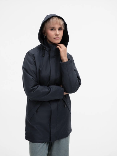 Куртка на стеганой подкладке Robyn, темно-синяя Куртка на стеганой подкладке Robyn, темно-синяя