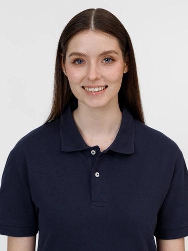 Рубашка поло унисекс Pacific, кобальт (темно-синяя) Рубашка поло унисекс Pacific, кобальт (темно-синяя)