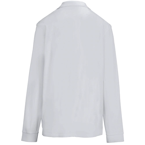 Рубашка поло унисекс с длинным рукавом Pacific LSL, серая Рубашка поло унисекс с длинным рукавом Pacific LSL, серая