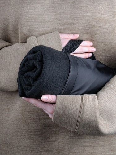 Дорожный плед Voyager 2, черный Дорожный плед Voyager 2, черный