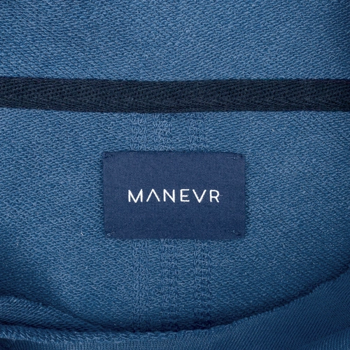 Худи унисекс Vozduh 1.0, синее Худи унисекс Vozduh 1.0, синее