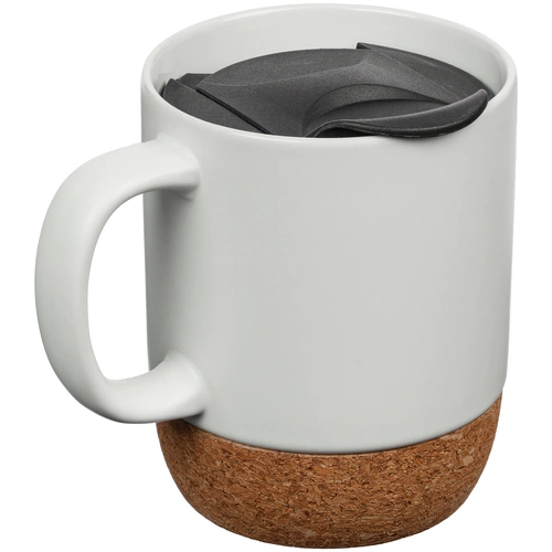 Кружка с пробковой подставкой Corky Walk, белая Кружка с пробковой подставкой Corky Walk, белая