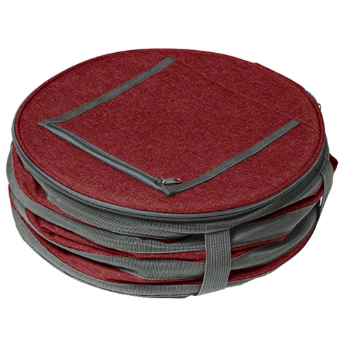 Складная термосумка Coast, бордовая Складная термосумка Coast, бордовая