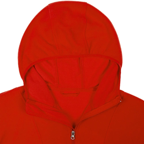 Анорак флисовый унисекс Fliska, красный Анорак флисовый унисекс Fliska, красный