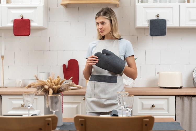 Прихватка-рукавица Settle In, темно-серая Прихватка-рукавица Settle In, темно-серая