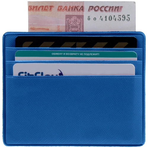 Чехол для карточек Devon, ярко-синий Чехол для карточек Devon, ярко-синий